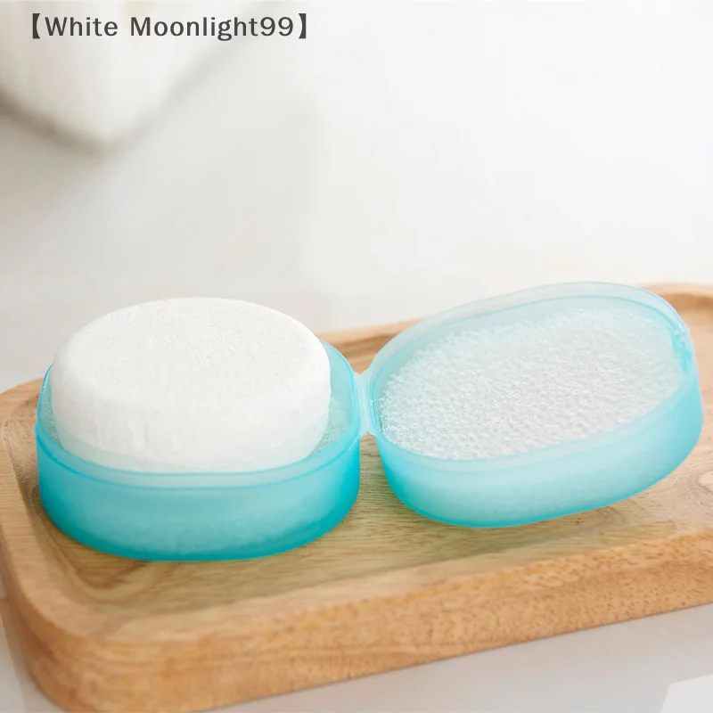 1PC Round Travel Soap Box Creative PP Bathroom Travel Waterproof Sealed Portable Soap Box With Lid Soap Rack Supplies