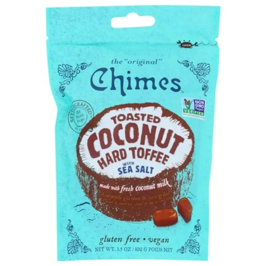 

4-Pack 3.5oz Toasted Coconut Hard Toffee