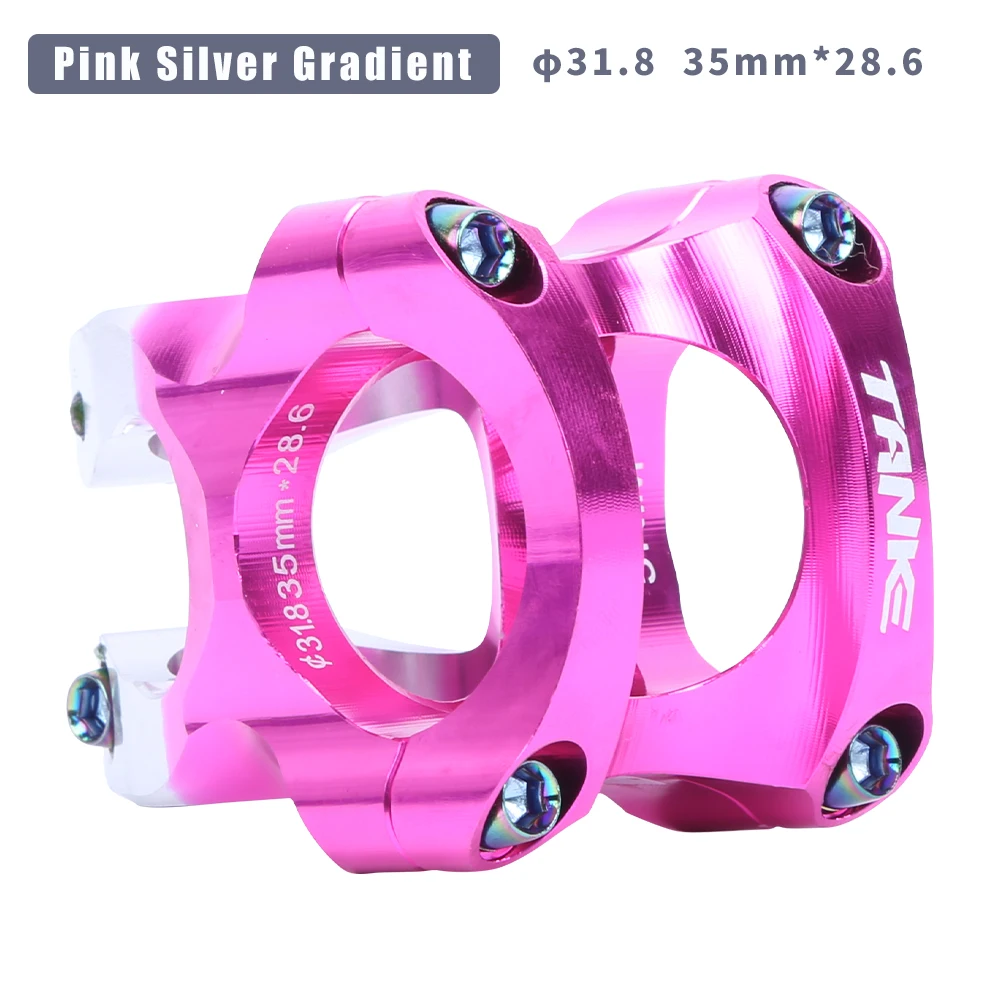 TANKE-MTB Ultraleichter Vorbau, 35 mm Lenker, CNC, 0-Grad-Rise, Fahrradständer, FR AM Enduro, 31,8 mm, 28,6 mm Gabelschaft, Mountainbike-Teile