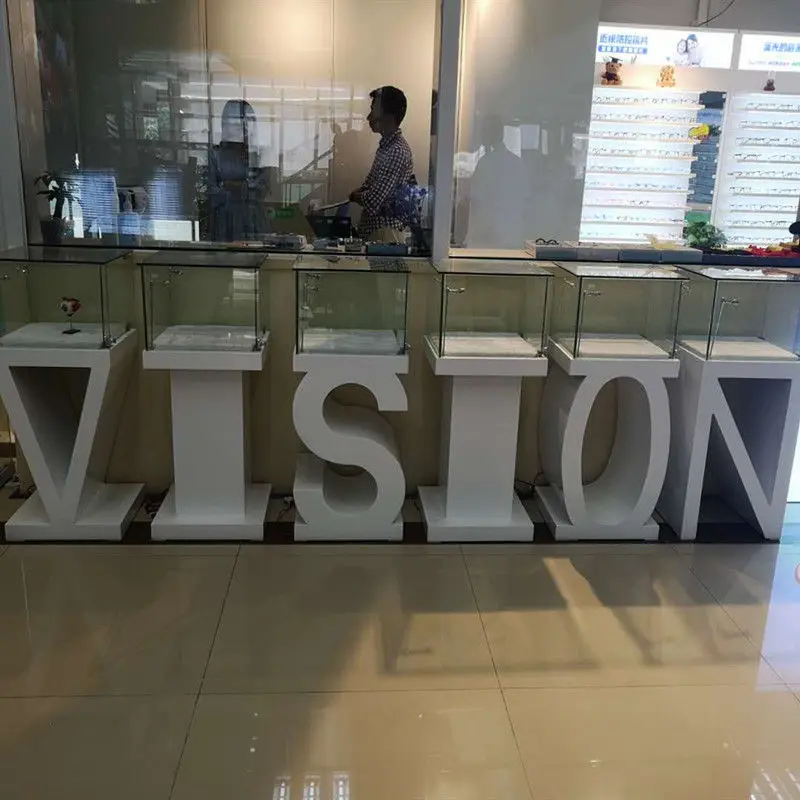 Custom. Letters Stoving Varnish Cabinet Special-Shaped Jewelry Cabinet Ornament Personalized Antique Jade Exhibition Sh