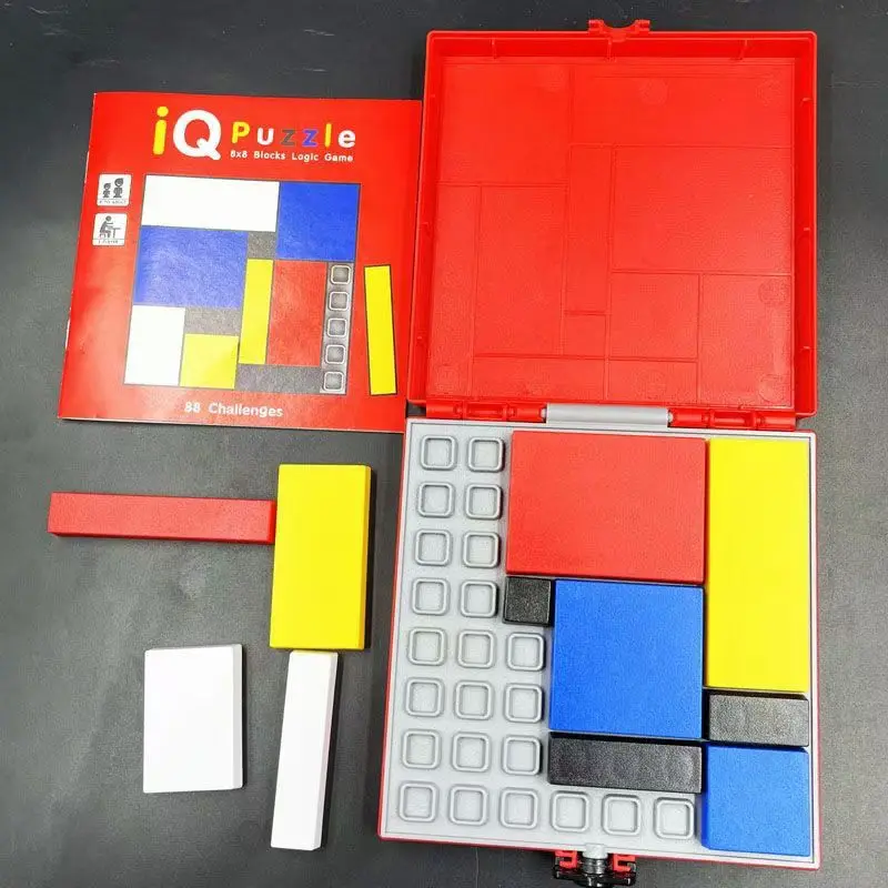 Lieblings-Brettspiele für meinen Sohn, IQ-Rätsel, 88 Herausforderungen, geistiges Kinderspiel, tragbare Blöcke, Spielzeug, logisches Puzzle, Denkaufgabe