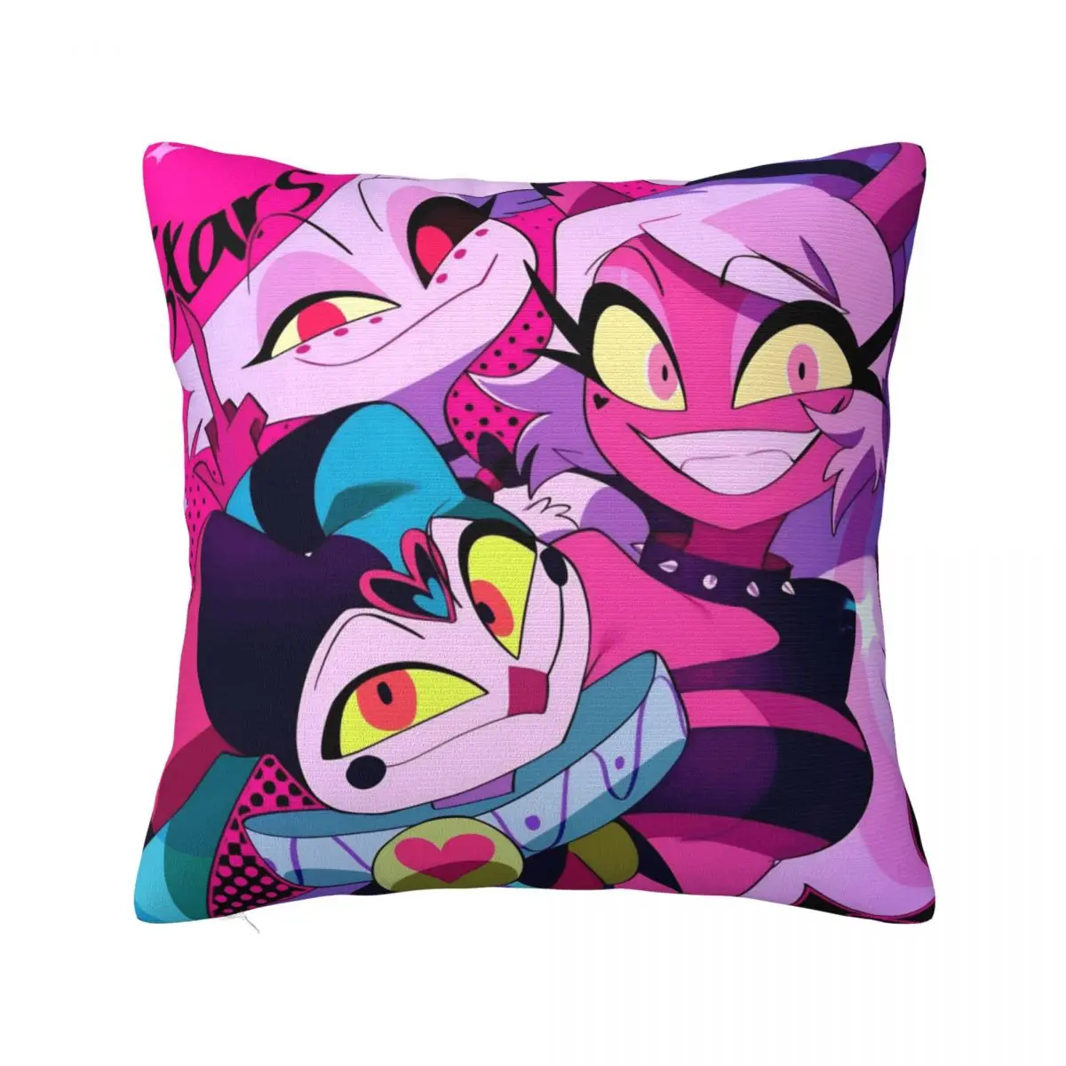 Anime Helluva Boss Pillowcase Soft Polyester Cushion Cover Decor Throw Pillow Case Cover Home Wholesale 45X45cm
