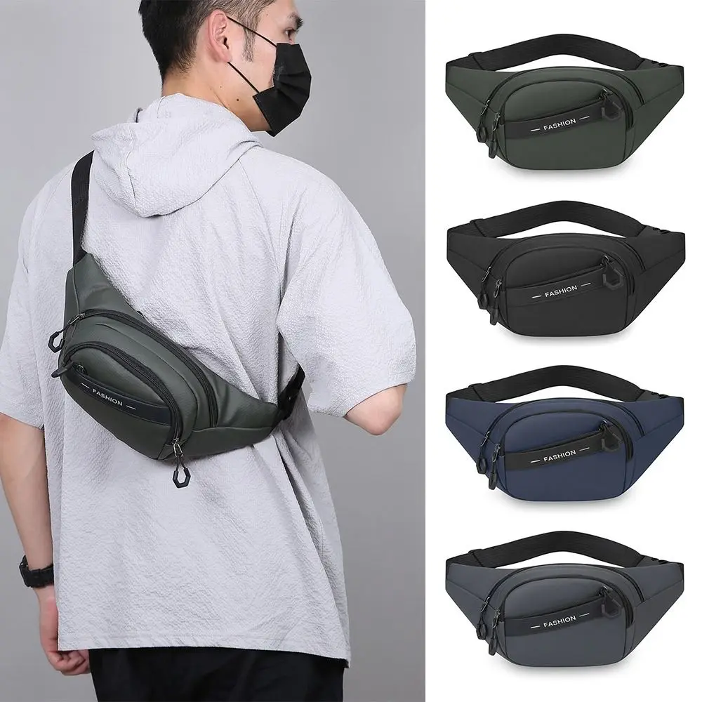 Nuevo Riñonera ajustable, impermeable, resistente al desgaste, cinturón para dinero, bolsa multifunción con cremallera, cartera de viaje