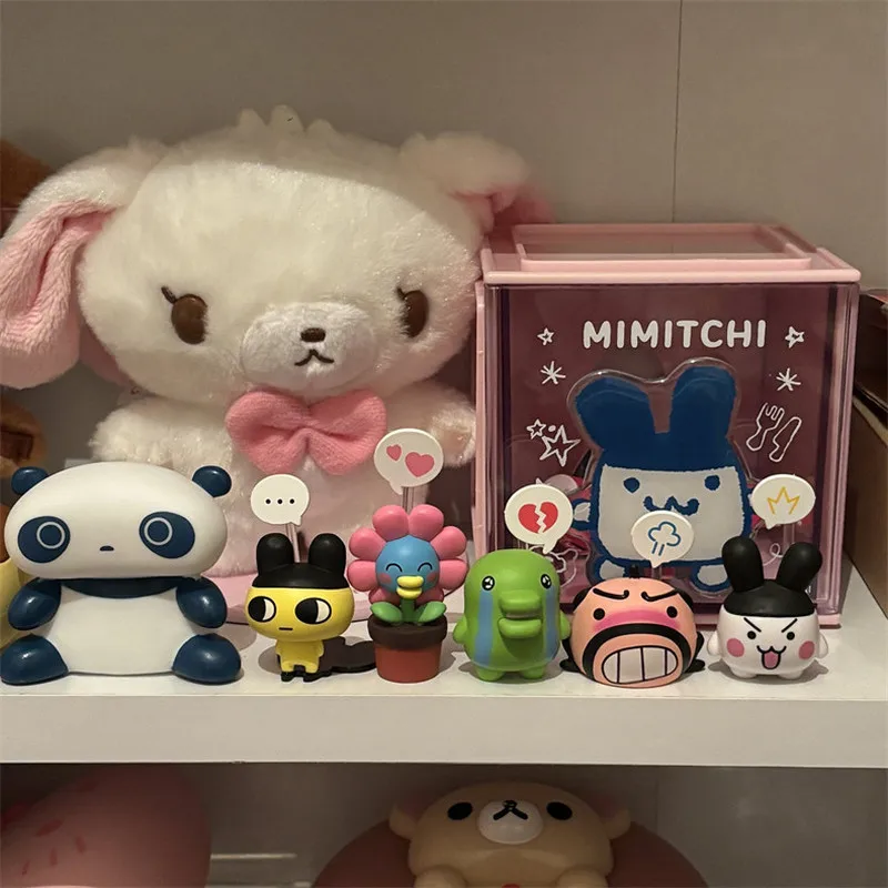 Bandai Tamagotchi Emotion Figure Gashapon Cute Cartoon Desktop Ornament Collectible Decor For Adult Fans