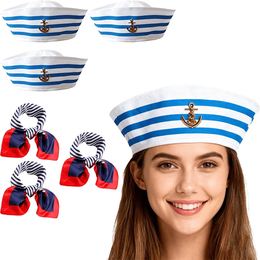 PESENAR Women's Sailor Costume Party Accessories