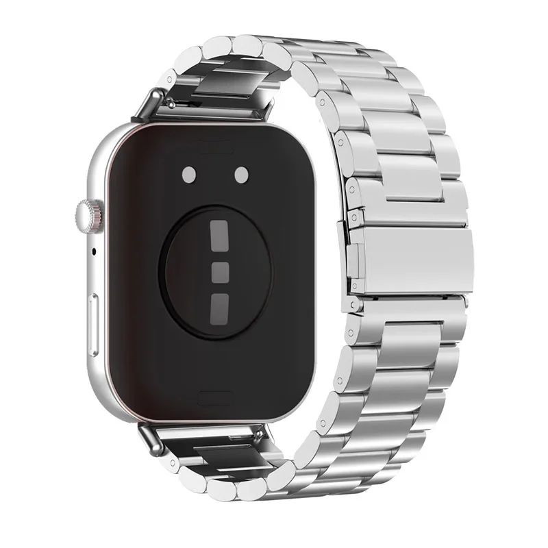 Connector+Strap Stainless Steel Band for Huawei Watch Fit4 pro Fit 4 3 / Fit 2 / Fit / Fit NEW SE / fit3 Metal Bracelet