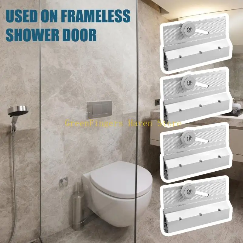 F68D 4pack Top Mount Rollers for Frameless Shower Glass Door with Ball Bearing