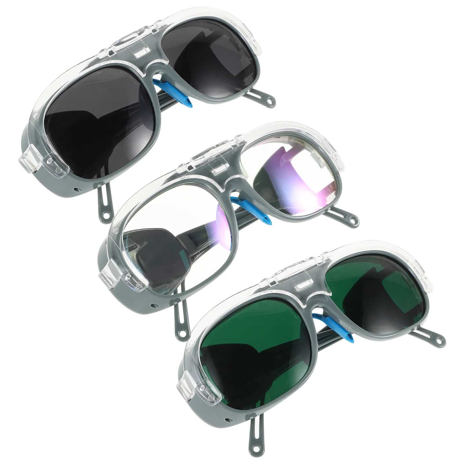 

3 Pairs Labor Protection Glasses Welding Supplies Protective Gear Safety Goggles Lens