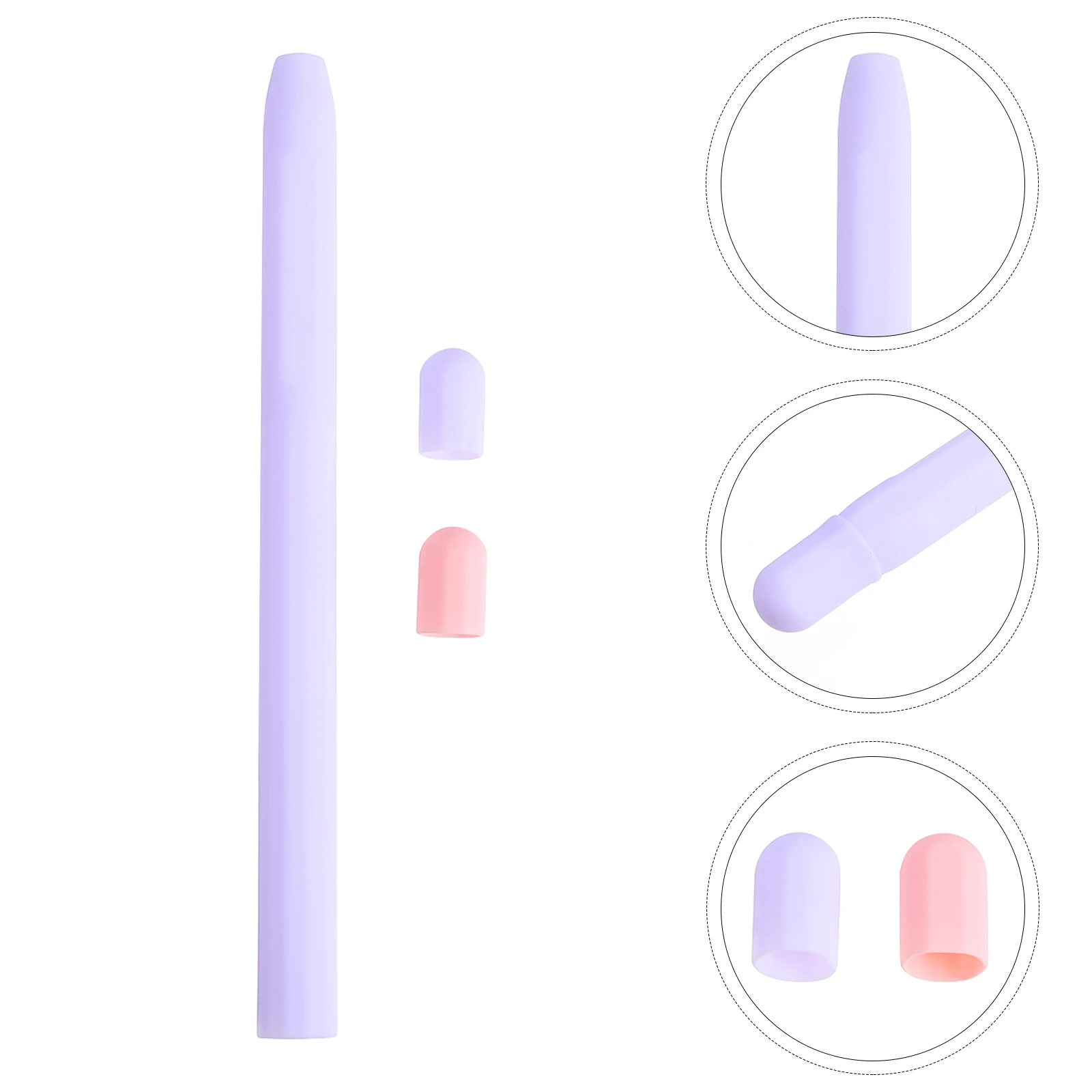 

Stylus Case Pencil Silicone Cover Pocket Caps for Capacitive Silica Gel Pens Accessories Holder Sleeve