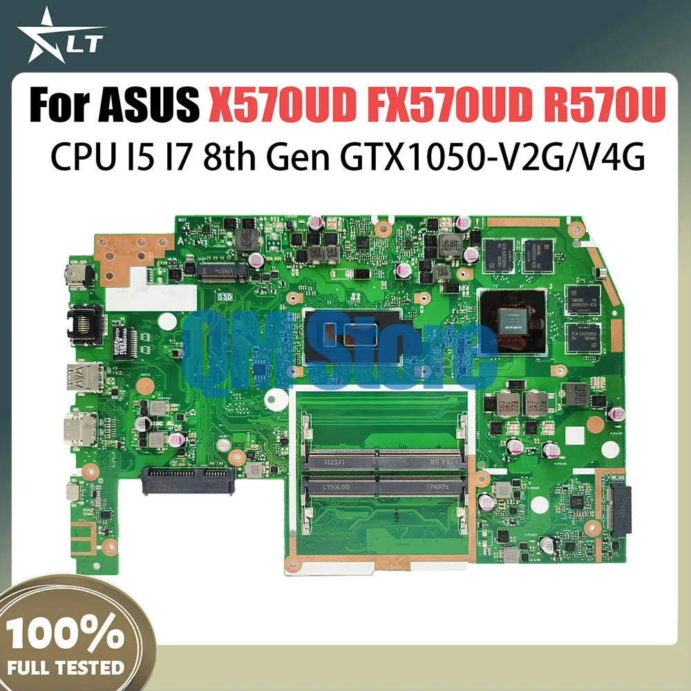 X570UD Laptop Motherboard For ASUS FX570UD R570U YX570UD YX570U X570U FX570U Mainboard I5-8250U I7-8550U GTX1050-V2G V4G