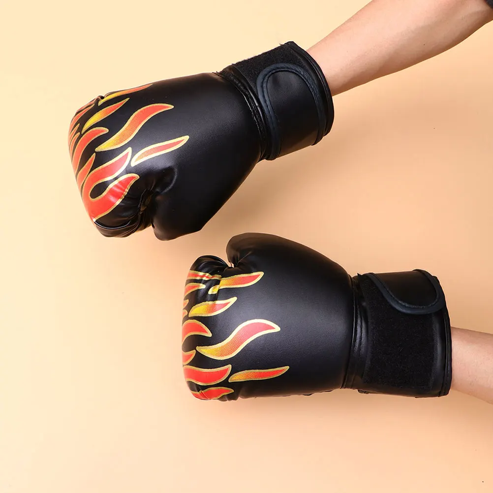 

1 Pair Adult Boxing Gloves Sparring Gear Thai Mitts Padded Training Gloves Kickboxing Sparring Mitts Enhanced Protection