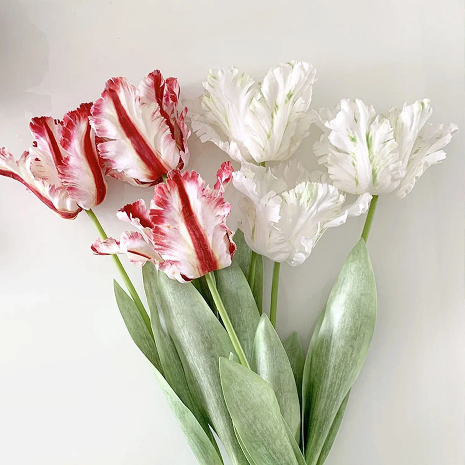 1Pc Parrot Tulip Branch, Home Decoration Artificial Flower, Simulation Flower for Home Wedding Decoration, 68cm Lenght