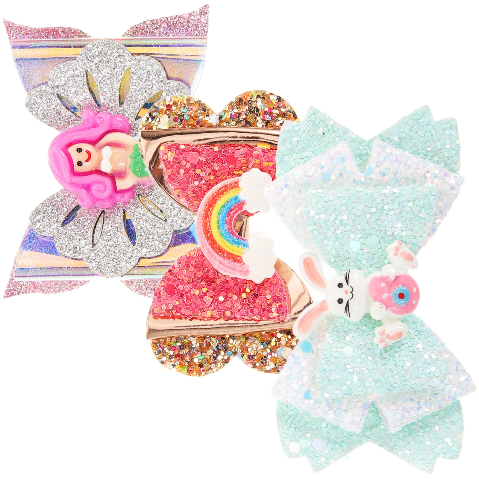 

3 шт. заколки для волос для модных заколок с бантиками «Снова в школу», милые украшения, банты «Снова в школу», головной убор с бантом