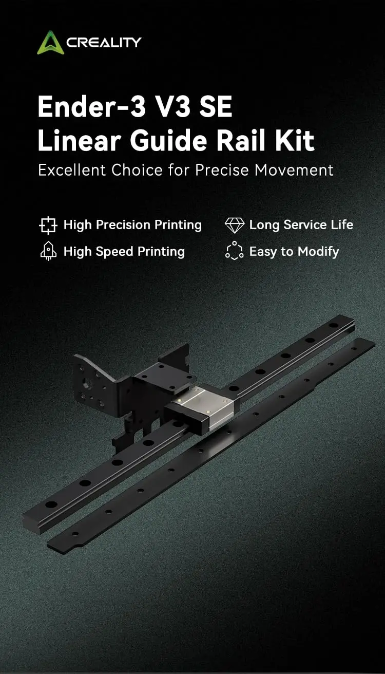 Creality Ender-3 V3 SE Linear Guide Rail Kit High Precision Printing Easy To Modify Long Service Life 3D Printer Parts