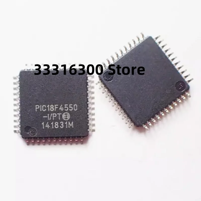 3PCS New PIC18F4550-I/PT  QFP44  Microcontroller chip IC