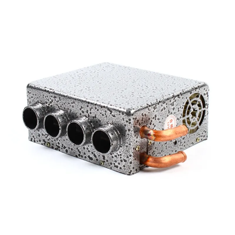 Car car strong wind four hole heater 12V24V heating heater glass defogging