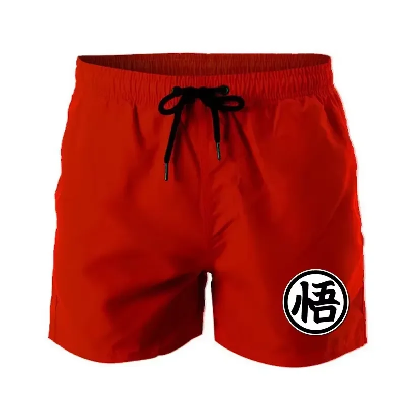 Men Swim Trunks Breathable Low Rise Casual Board Shorts Sexy Surf Volleyball Drawstring Boxers Summer Swimming Pants S-4XL
