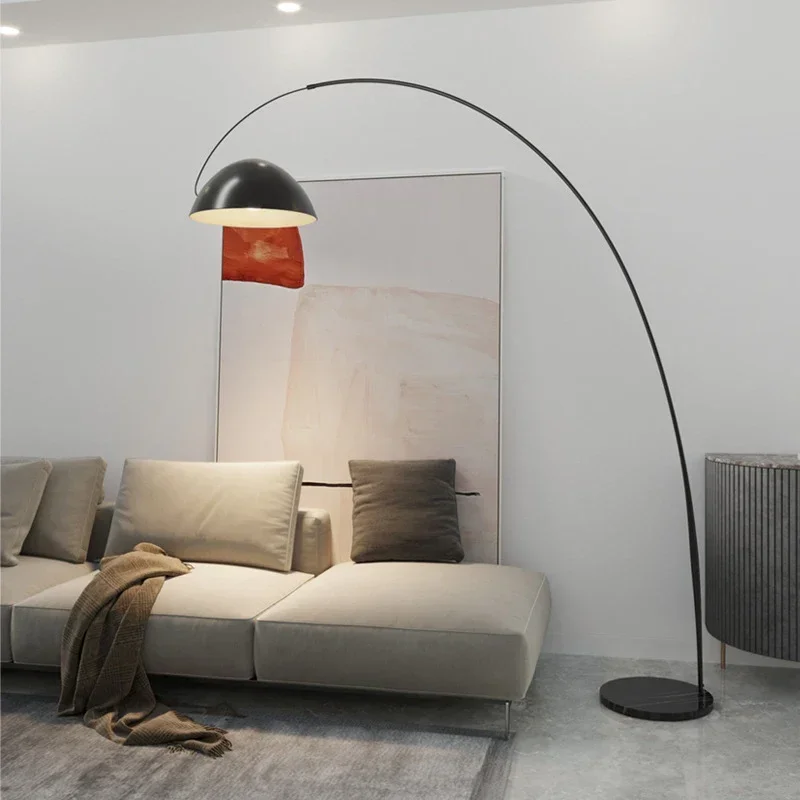 Nordic Led Floor Lamp Fishing Lights Indoor Living Room Decoration Home  Modern Sofa Lamp Bedroom Bedside Lighting Light Fixture