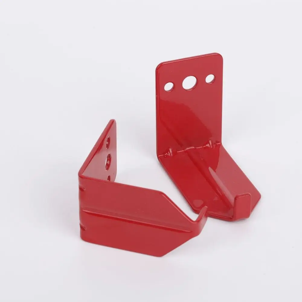 4 Set Heavy Duty Bracket Space-Saving with Screws Hanger Fork Slot 2.5CM Metal Construction Tool Storage Hook Cabinet - view 5