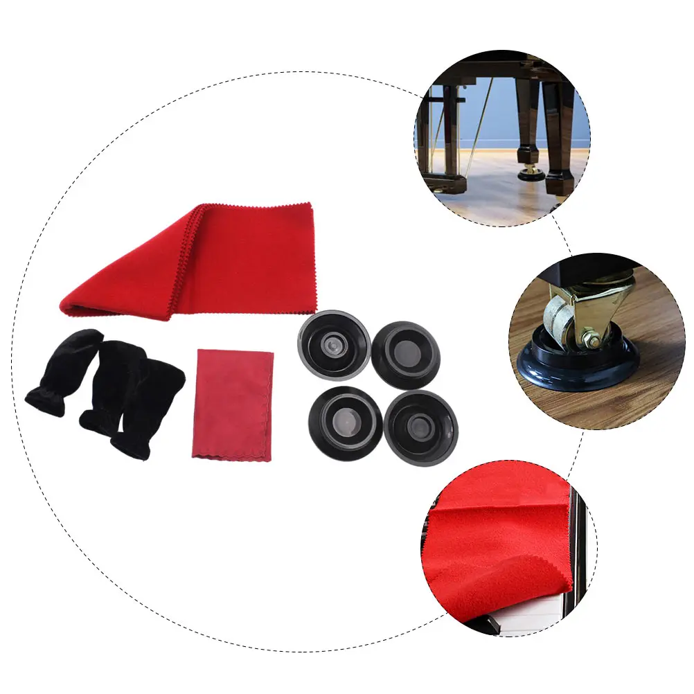 

Piano Cleaning Kit Cloth Upright Accessories Cover Pad Tools Instrument Cleaner Environmental Friendly Safe Non Scratch Musical