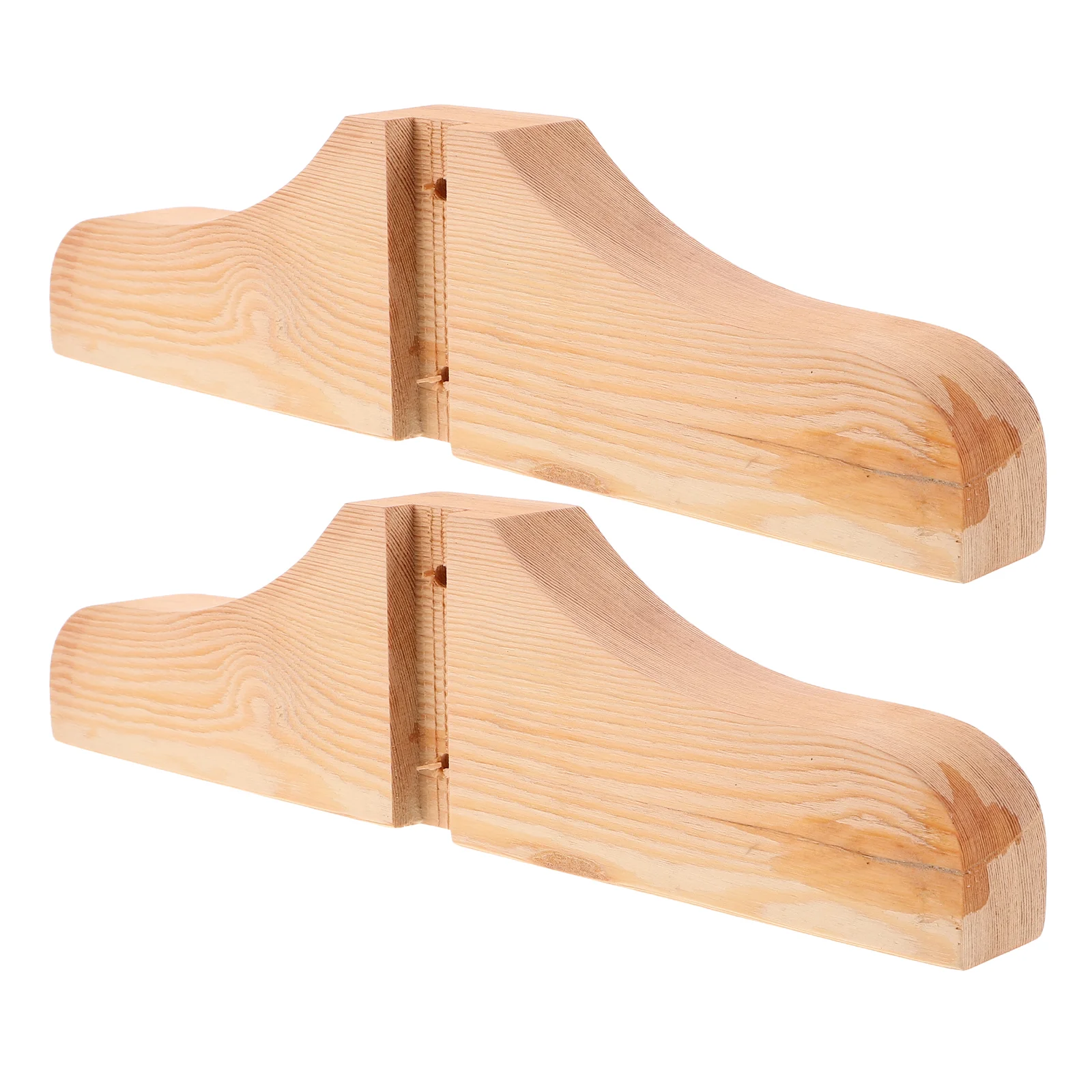 

2Pcs Screen Bracket Freestanding Wooden Feet for Pet Gates Japanese Style Room Divider MultiFunctional Base Privacy Holder