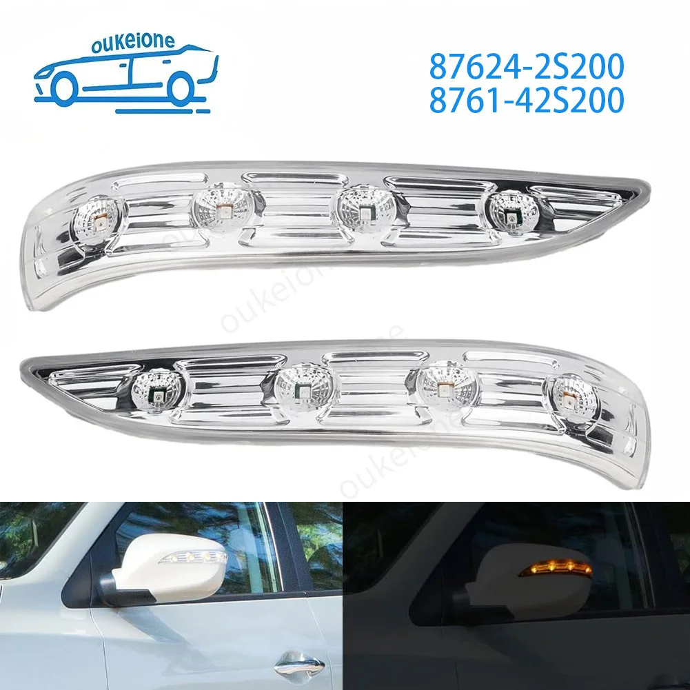 For Hyundai Tucson IX35 2010 2011 2012-2014 Rearview Mirror Turn Signal Switch Control Button 87624-2S200 8761-42S200 Car Parts