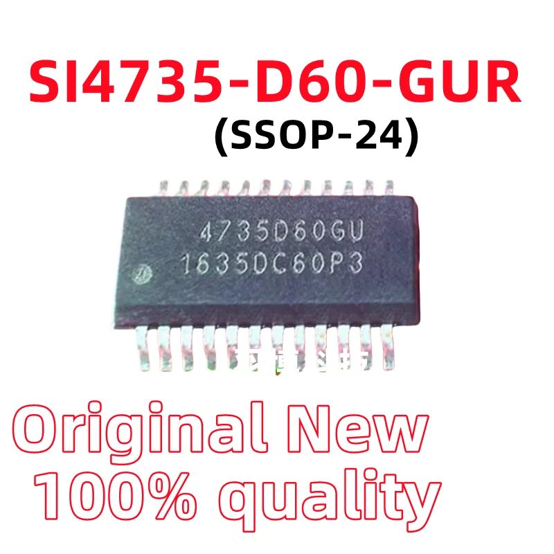 (1piece)100% New 4735D60GU SI4735-D60-GU SI4735-D60-GUR ssop-24 Chipset