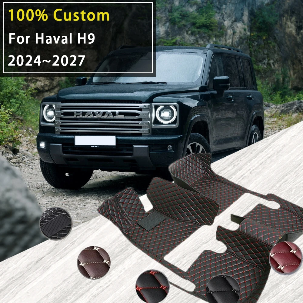 

Car Floor Mats For Haval H9 MK2 2024 2025 2026 2027 5seat Waterproof Pads Foot Carpets Floor Covers Auto Accessories