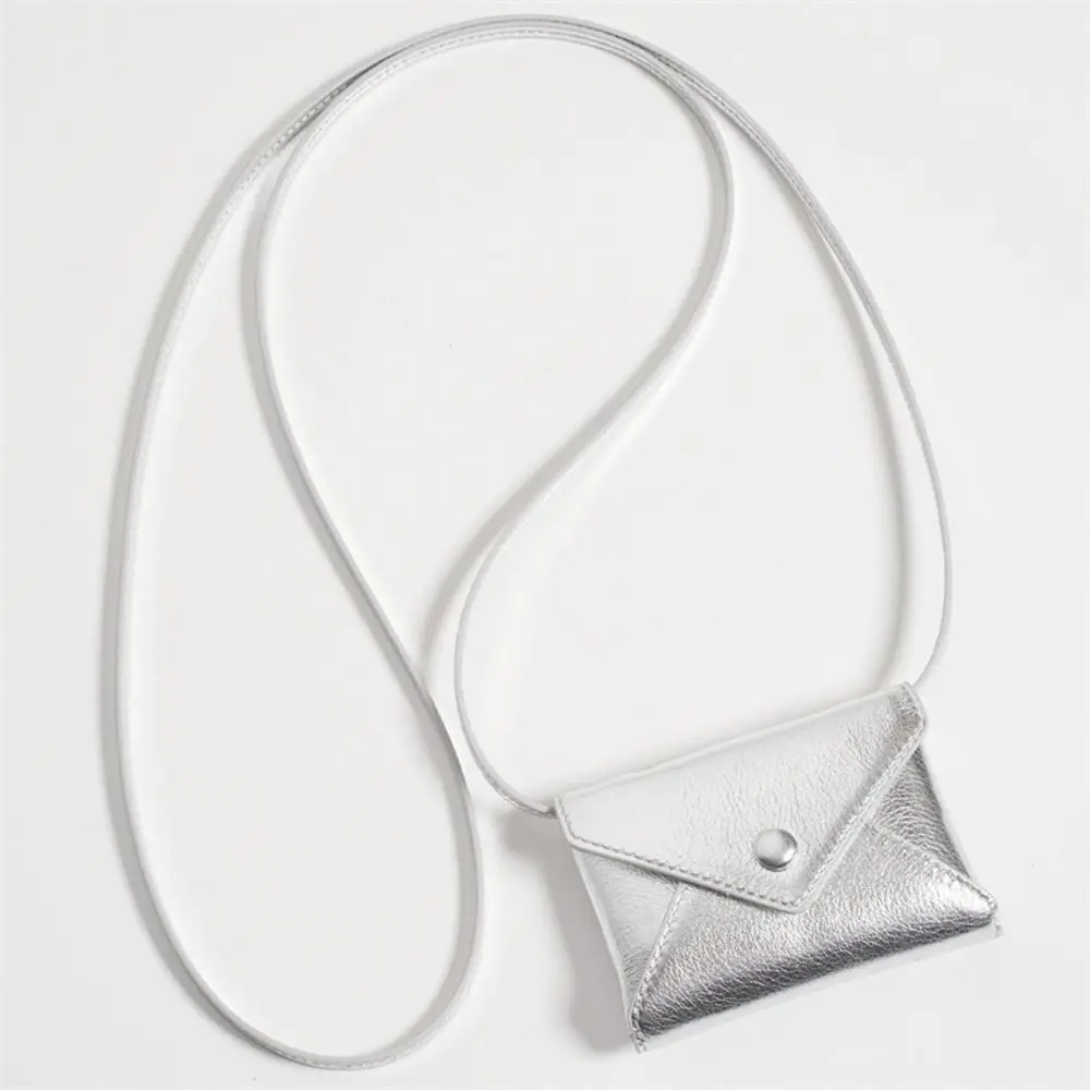 วัสดุหนัง PU กระเป๋าสะพายหนัง PU มัลติฟังก์ชั่น ขนาดมินิ กระเป๋าสะพายข้างขนาดเล็ก สีทึบ ทนทาน