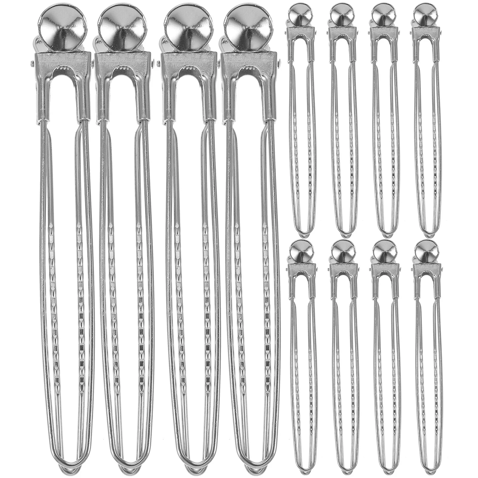 

12Pcs Stainless Steel Hair Clips Heat Resistant Cold Resistant Ideal for Hair Styling and Salon Accessories Haircut Accessories