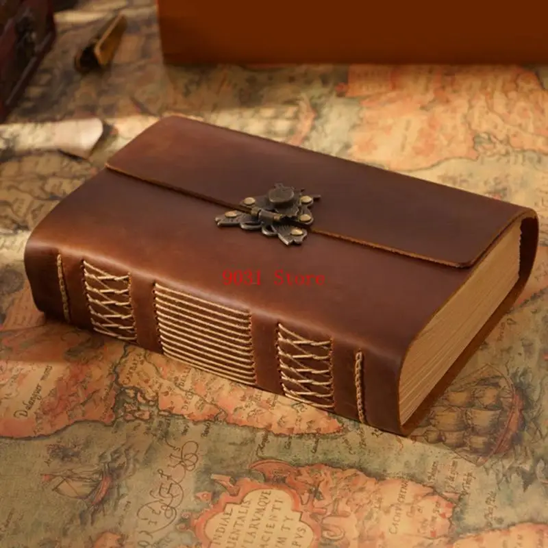Retro Travel Journal Writing Notebook Diary Leather Notepad Handmade Gift for Students Adults Teachers