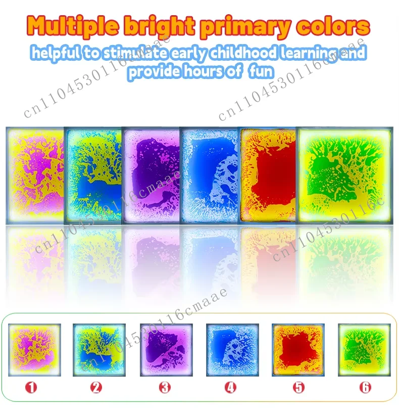 Luminous Color Square Balance Stepping Stone Feel Liquid Integration Toy Light Emitting Diode Stepping Stone
