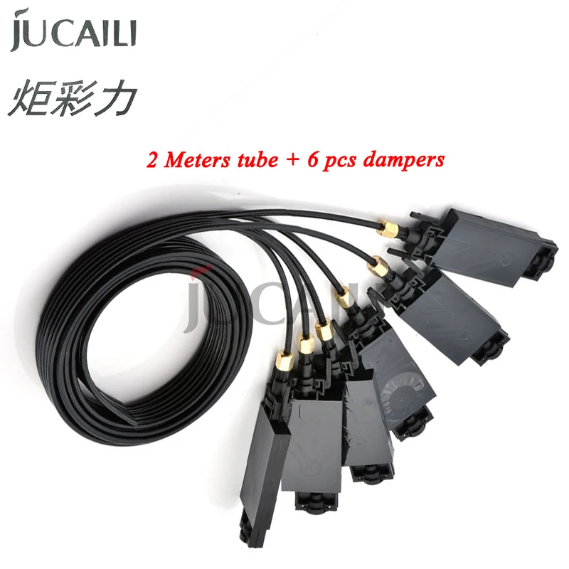 

JCL UV Ink Damper for Epson DX5 TX800 Mimaki JV33 JV5 Dumper with Connector and Tube Compatible Eco Solvent Printer Ink Filter