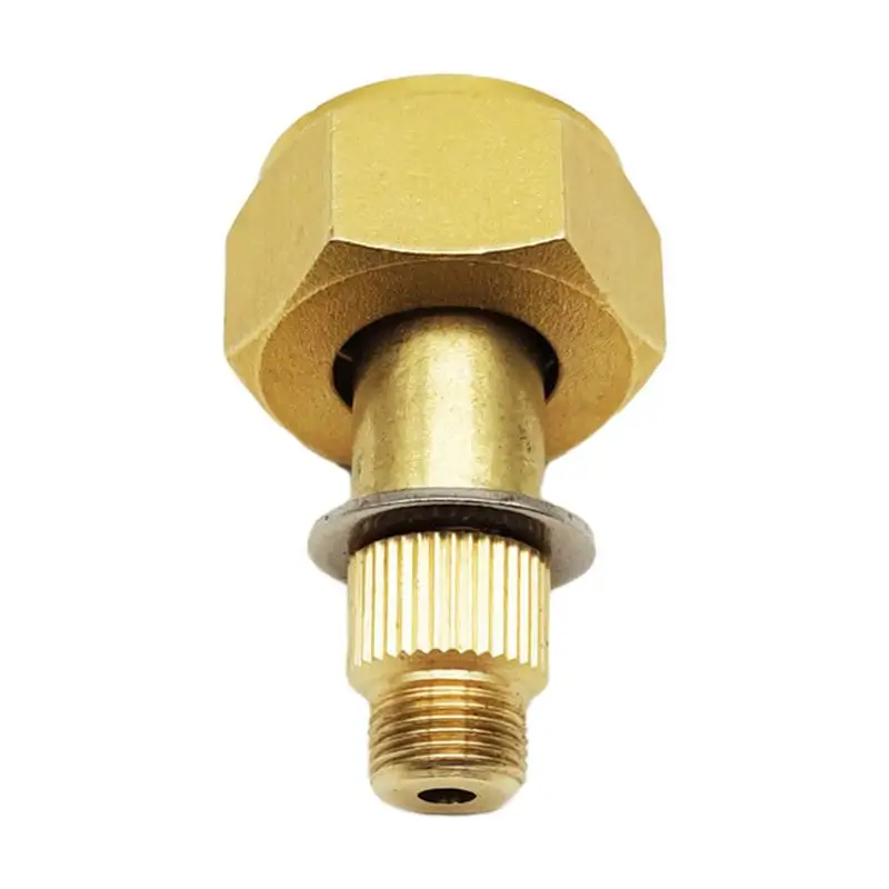 Camping Propane Canister Adapter Heavy Duty Gas Bottle Converter Nozzle, Portable Small Propane Tank Input Connector