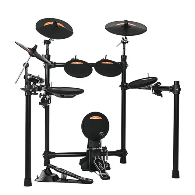Professional Church Bass Electric Drum Set D-X3 DRUM Musical Manufacturer with Sheepskin Drum Heads
