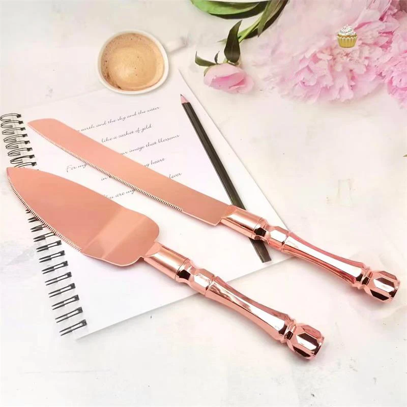 Stainless Steel Wedding Cake Knife Household  Dessert Shovel Birthday Party Pie Baking Tools Pizza Cheese Divider Knives