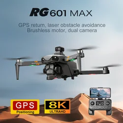 RG601 MAX Drone GPS 8K HD Camera FPV Aerial 5G Optical Flow Folding Dron with Dual WIFI Professional Large Size UAV 5KM