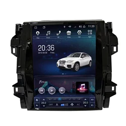 Radio for Tesla Hilux SW4 Revo 2018 Multimedia Head Unit Car DVD 2016 - 2023 12 inch Screen Android Fortuner Toyota Screen
