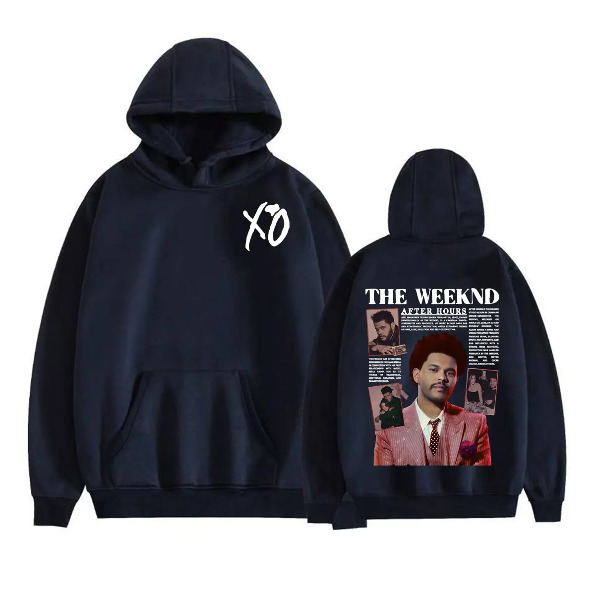 The Weeknd XO After Hours Til Dawn Hoodies Men's Clothing Harajuku Street Gothic Sweatshirt Casual High Quality Hoodie Pullovers