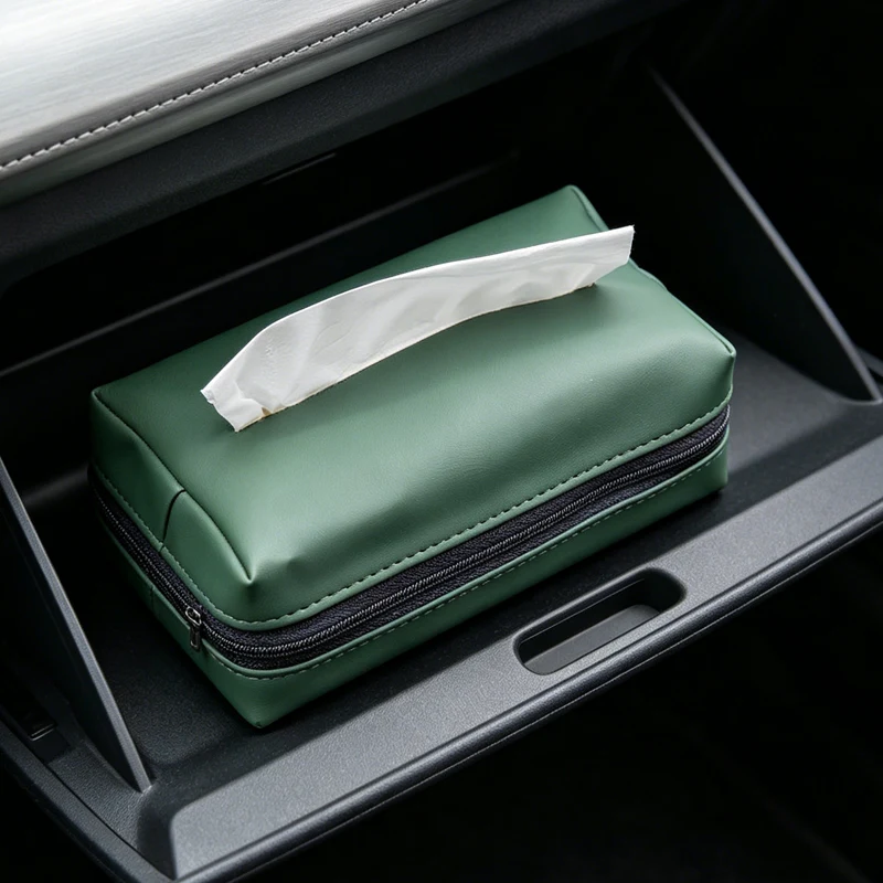 Portable Minimalist style high-quality car tissue box tissue bag for Magotan Voyah Volkswagen WEY Willys Xpeng Zeekr Zotye ZX