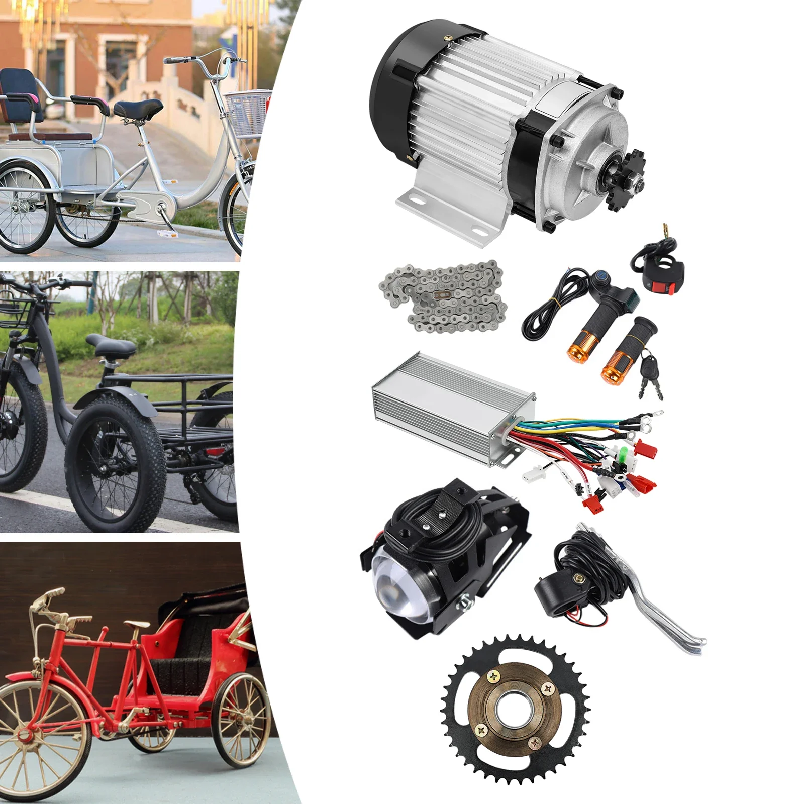 Poderoso motor de scooter elétrico – 750 W, torque de 15,36 N.m, display LED, ideal para deslocamento