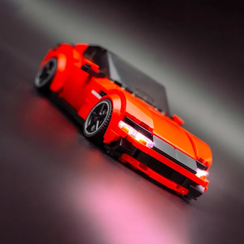 393 PCS Speed Hypercar 12 Cilindri MOC Customize Modular Building Block Creative Design Educational DIY Boys Holiday Toy Gifts