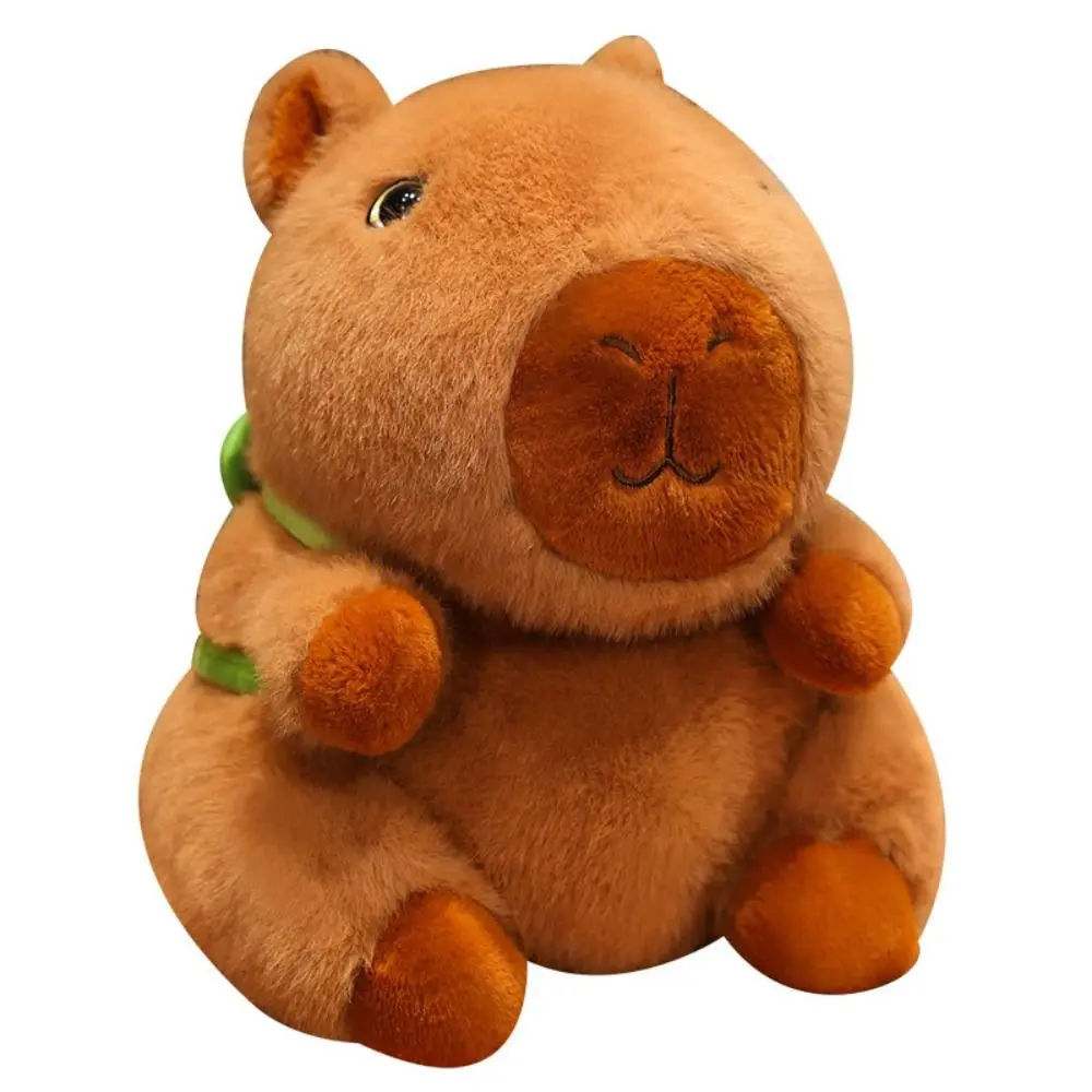 

Capybara Simulation Capybara Plush Toy Simulation Cloth Doll Capybara Plush Doll Soft With Turtle Animal With Turtle Backpack