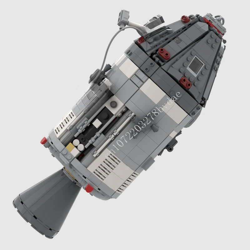 913 sztuk CSM Apollo modułowy MOC kreatywny widok na ulicę Model klocki architektura DIY edukacja montaż zabawki modele prezenty