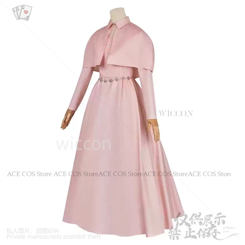 Anime Movie Agathaa Cosplay Lilia Costume Donna Ragazza Abito rosa Lolita Cintura Scialle Abiti per Halloween Natale Personalizzato