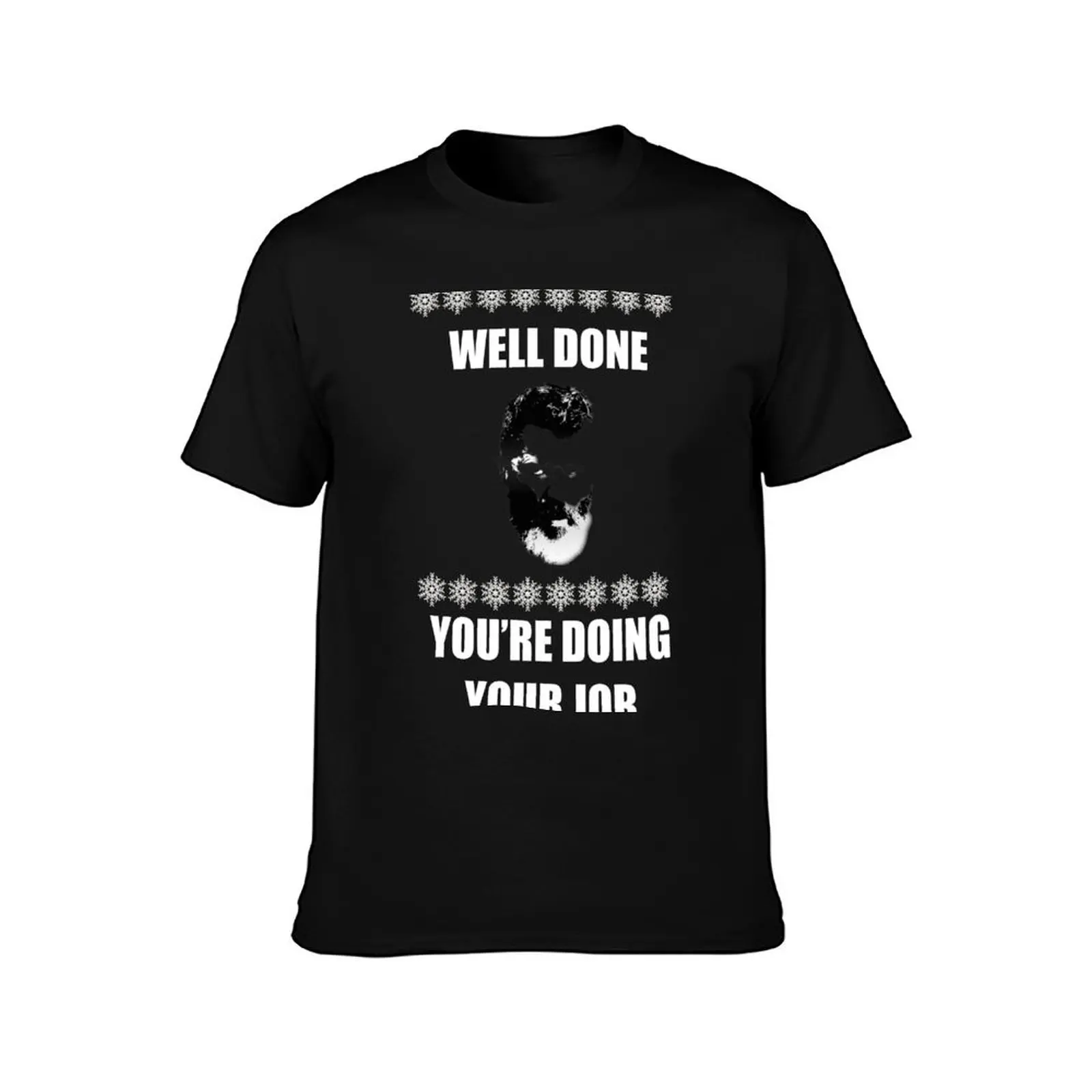 Keane Xmas humour Christmas T-Shirt Plus Size Simple Casual Top T-Shirt