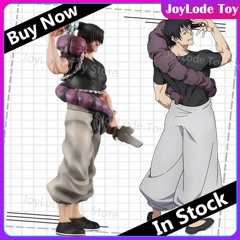 

Фигурки аниме Jujutsu Kaisen, 21 см, фигурка Fushiguro Toji, стоячая поза, модель из ПВХ, декор для комнаты, коллекция моделей, игрушки, Рождественский подарок