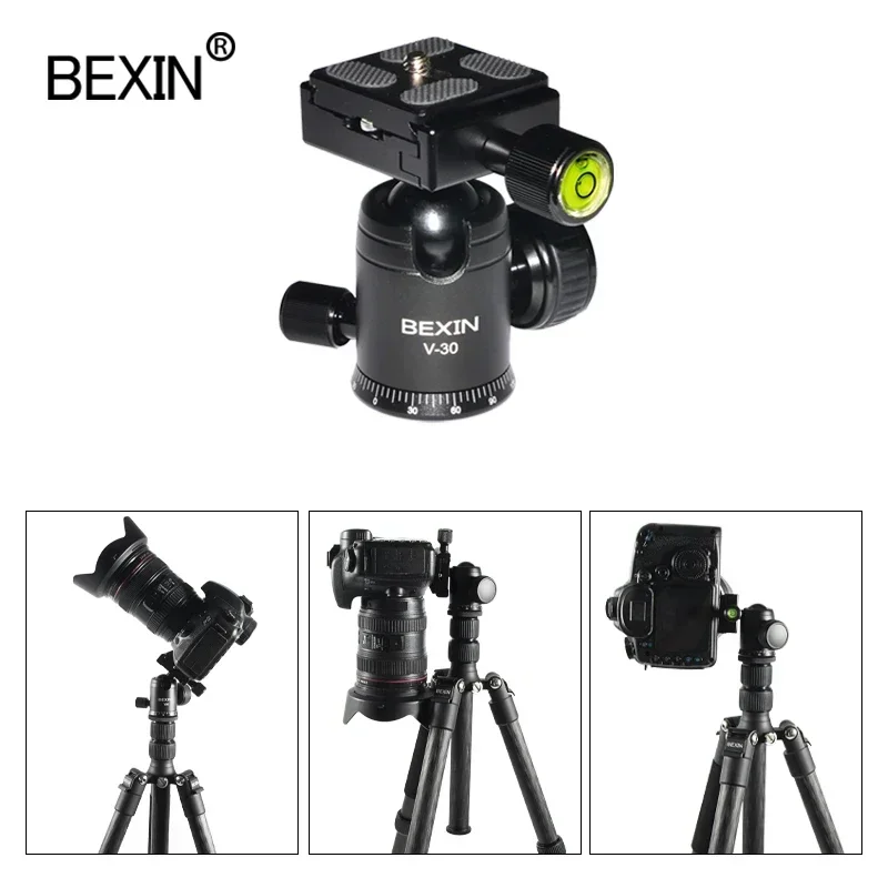 BEXIN MS29C New Professional Carbon fiber Tripod Monopod Add Ball Head Max Height 153cm/60.3in For Outdoor Camera Video Recorder