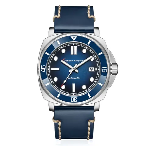 Mechanical Watches Men NH35 Movement Automatic Movement Sapphire Glass Branded Wristwatches Male Vostok Amphibia