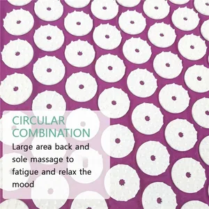 وسادة تدليك اليوغا بالإبر ، الرقبة ، الظهر ، القدمين ، التدليك المنزلي ، وسادة للمنزل ، الأرجواني أفضل 10 وسادة كس مبيعا - رقم 6